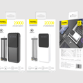 20,000mAh Power Bank – 4 in 1 Display Compatible with iPhone 16/15 Series & Samsung Devices