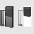 20,000mAh Power Bank – 4 in 1 Display Compatible with iPhone 16/15 Series & Samsung Devices