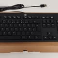 New HP keyboard black QWERTZ - USB