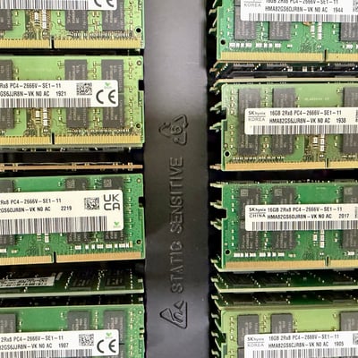 500x 16GB DDR4 SODIMM