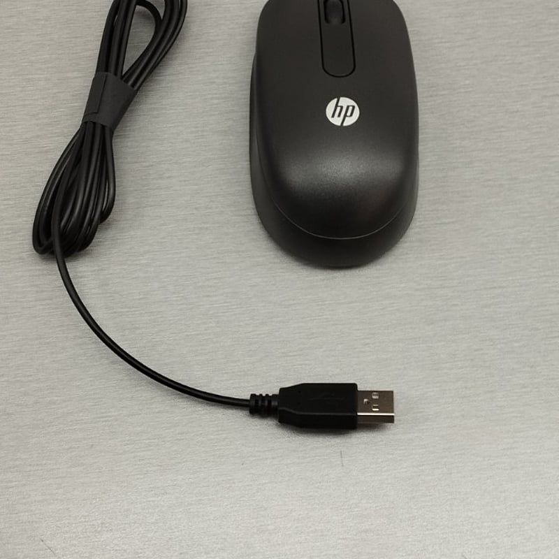 New HP mouse black USB